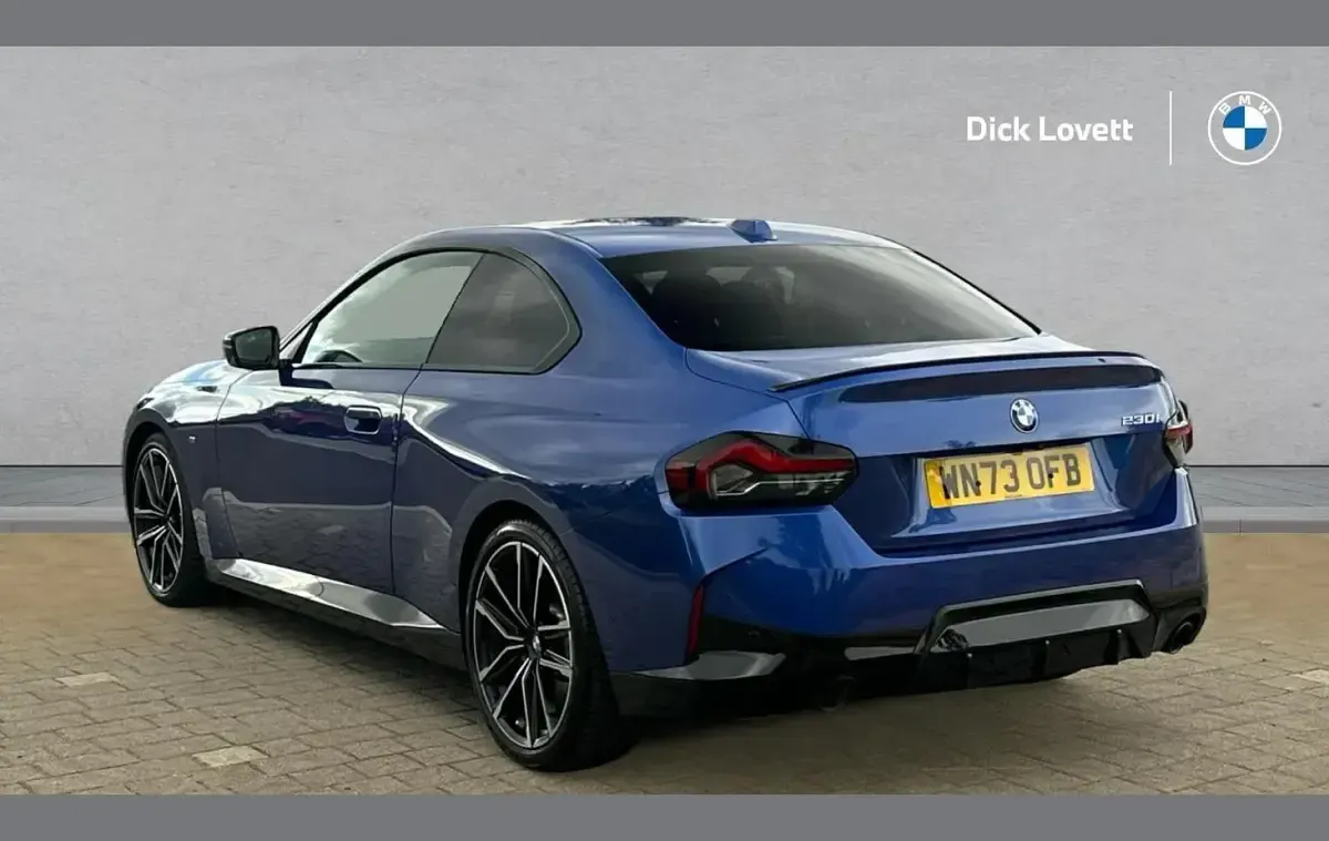 Used BMW 230 Coupé M Sport 242 HP (177 kW) 2023 Blue Coupe