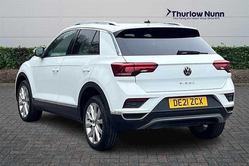 Used VW T-Roc SEL 150 HP (110 kW) 2021 White SUV