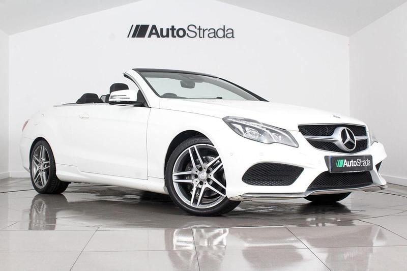 White Used 2015 Mercedes E220 AMG line Cabriolet | £9,449 (Fair price) - Image 1/2