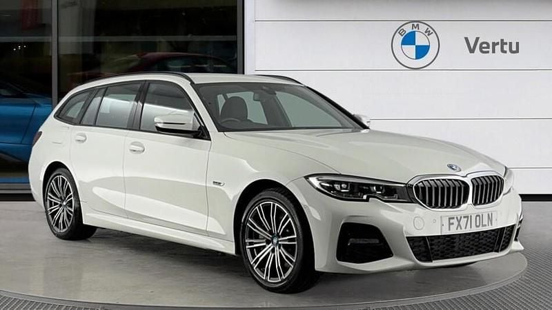 Used BMW 330e M Sport 292 HP (214 kW) 2021 White Estate