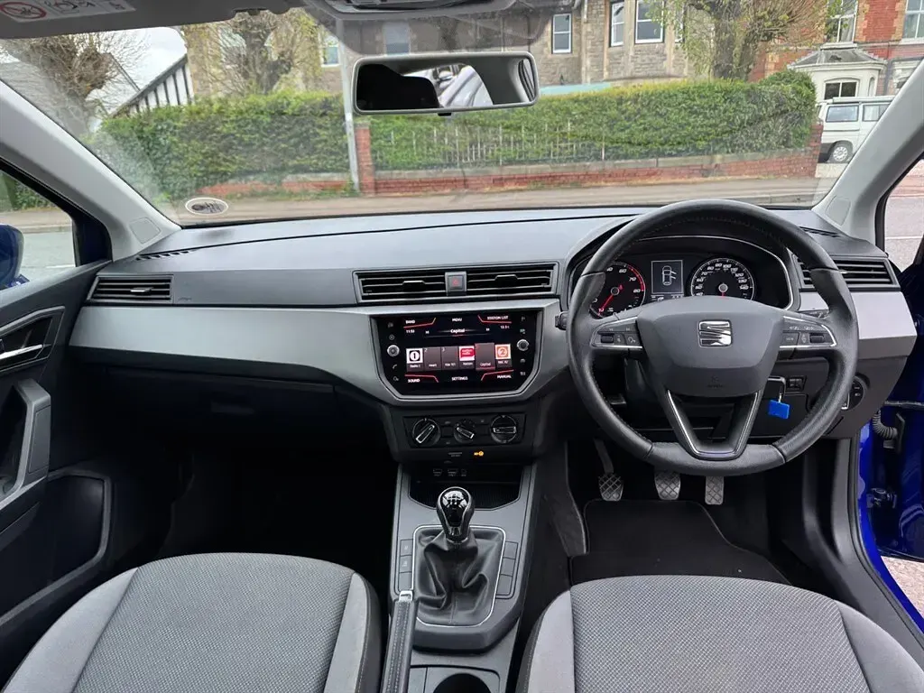 Used Seat Ibiza SE Technology 80 HP (58 kW) 2019 Blue Hatchback