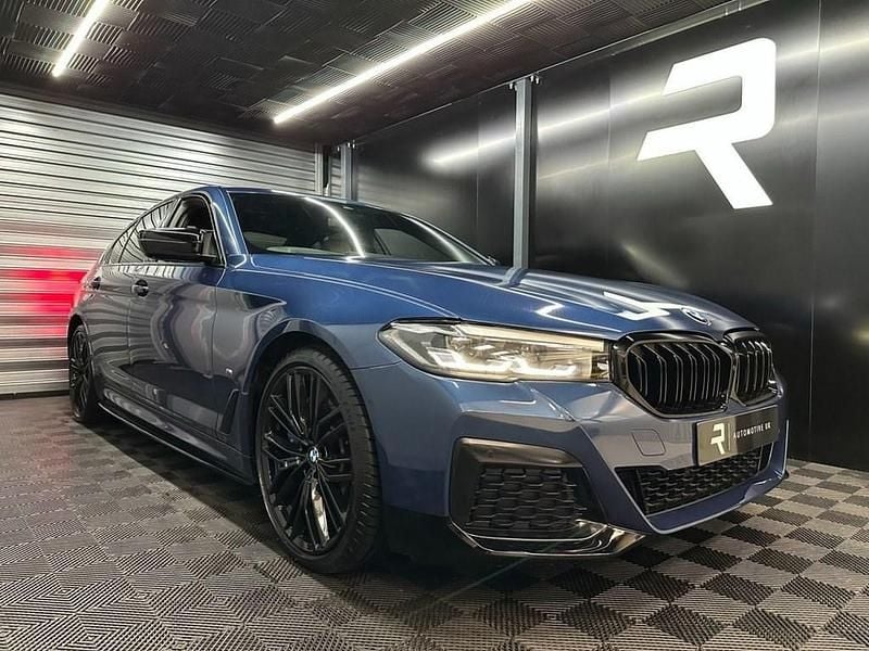 Blue Used 2021 BMW 530 M Sport Sedan | £29,495 (Expensive) - Image 1/4