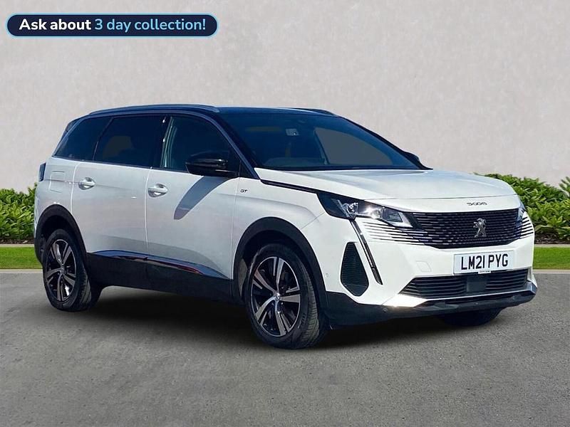 White Used 2021 Peugeot 5008 GTi MPV | £21,107 (Fair price) - Image 1/4