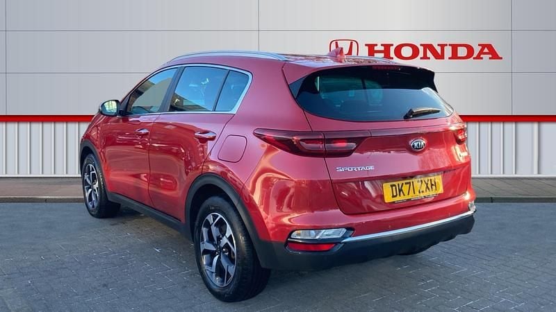 Used Kia Sportage 136 HP (100 kW) 2021 Red SUV