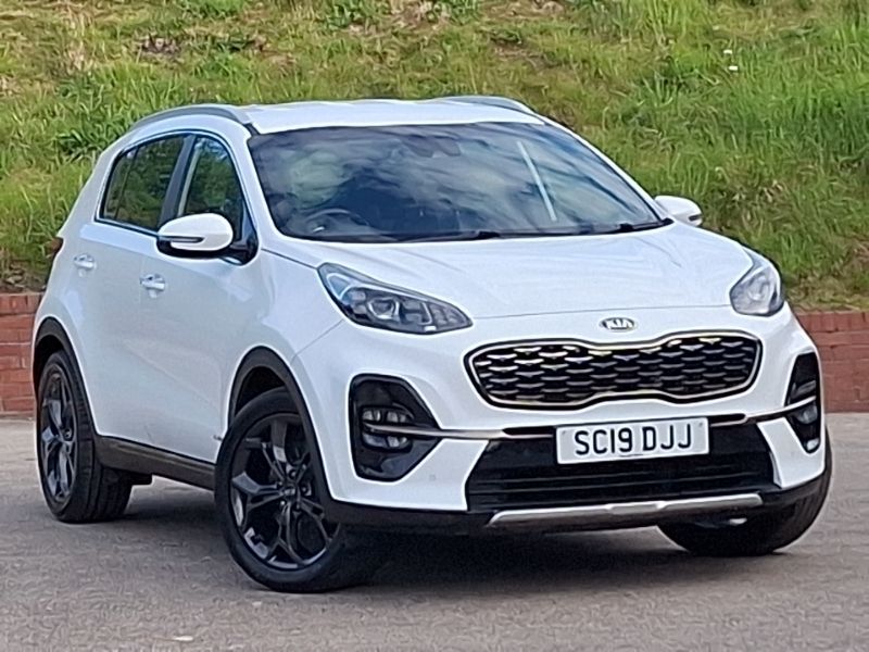 White Used 2019 Kia Sportage GT-Line SUV | £16,998 (Fair price) - Image 1/4