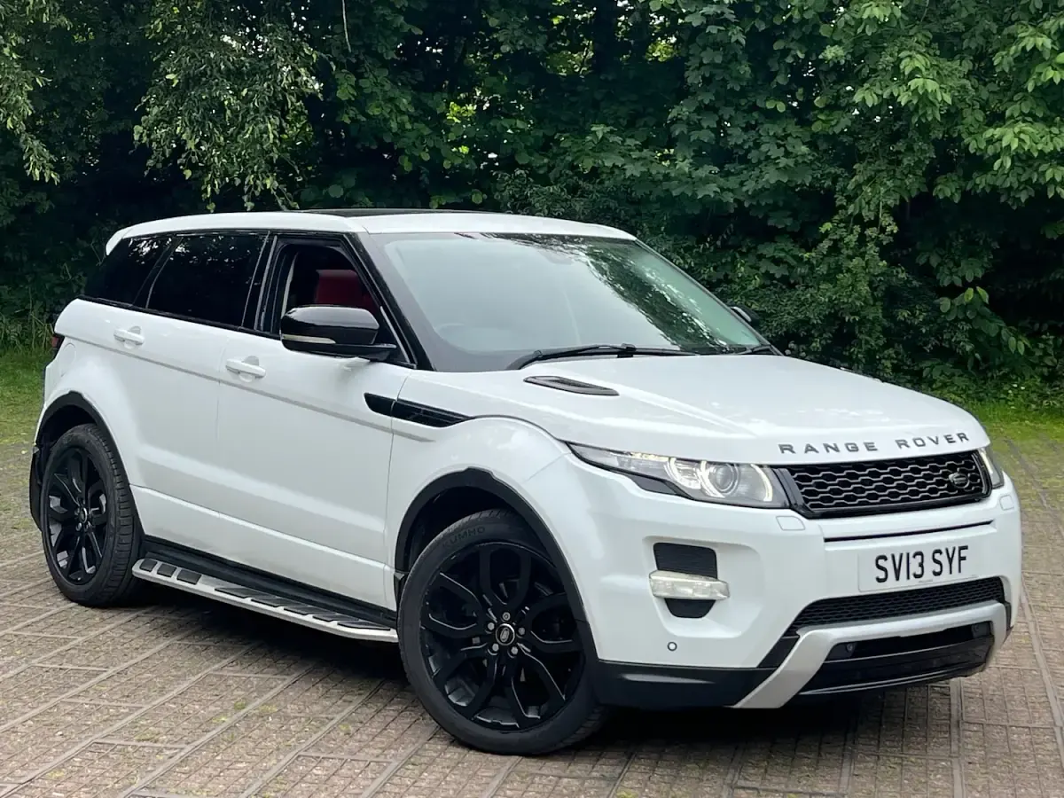 Used Land Rover Range Rover evoque Dynamic 190 HP (139 kW) 2013 White SUV