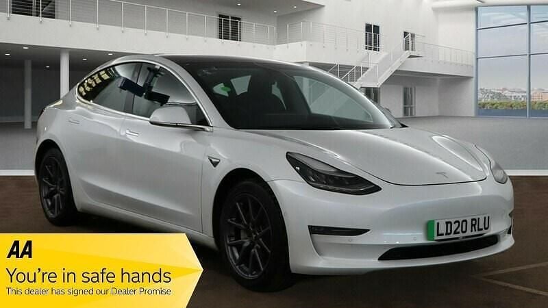 White Used 2020 Tesla Model 3 Long Range Sedan | £14,995 (Good price) - Image 1/3