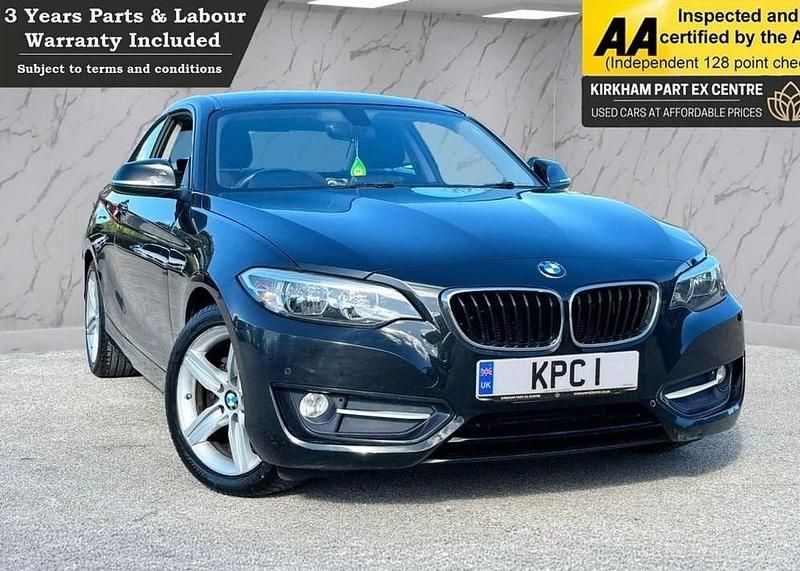 Used BMW 218 Sport Line 136 HP (100 kW) 2015 Black Coupe