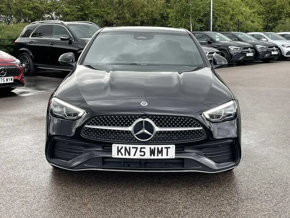 Used Mercedes C200 AMG line 221 HP (162 kW) 2025 Black Sedan