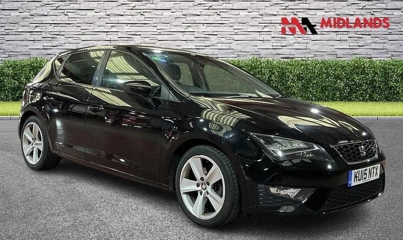 Black Used 2015 Seat Leon FR Hatchback | £6,700 (Good price) - Image 1/3