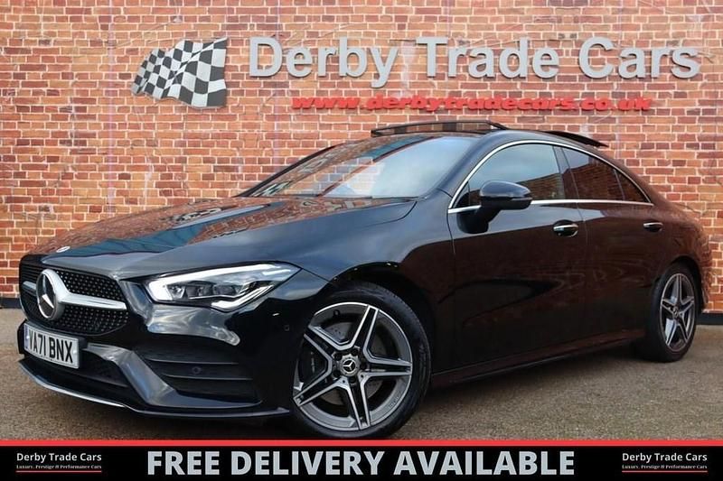 Black Used 2022 Mercedes CLA200 AMG Line Premium Plus Coupe | £25,490 (Fair price) - Image 1/4
