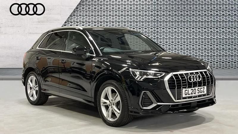Black Used 2020 Audi Q3 S-Line SUV | £20,968 (Good price) - Image 1/4