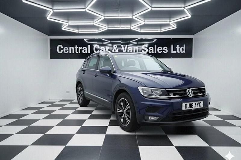 Blue Used 2018 VW Tiguan SE SUV | £13,995 (Fair price) - Image 1/1