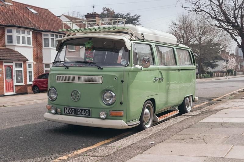 Used VW T2 1969 White green Van
