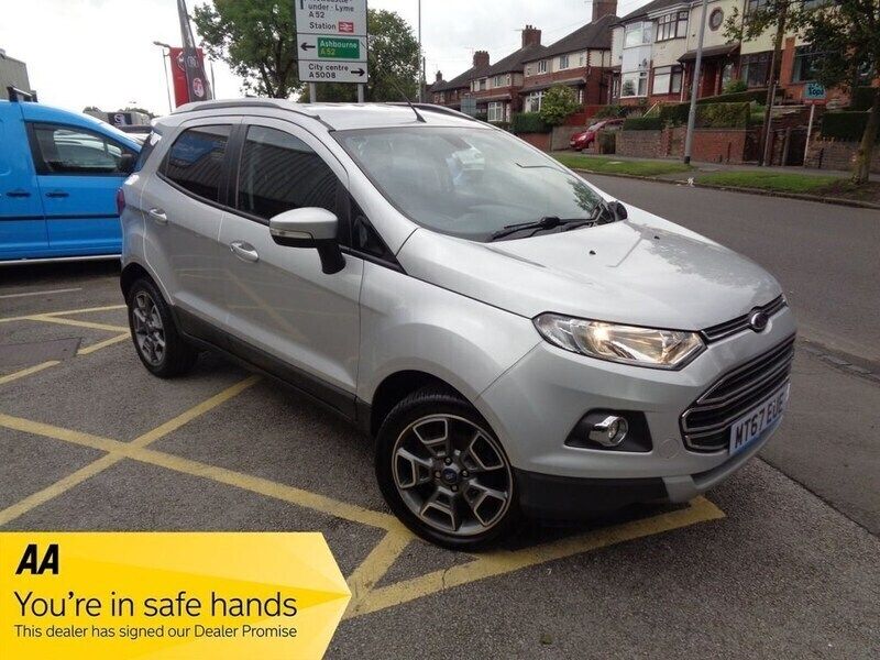 Silver Used 2017 Ford Ecosport Titanium SUV | £9,766 (Expensive) - Image 1/4