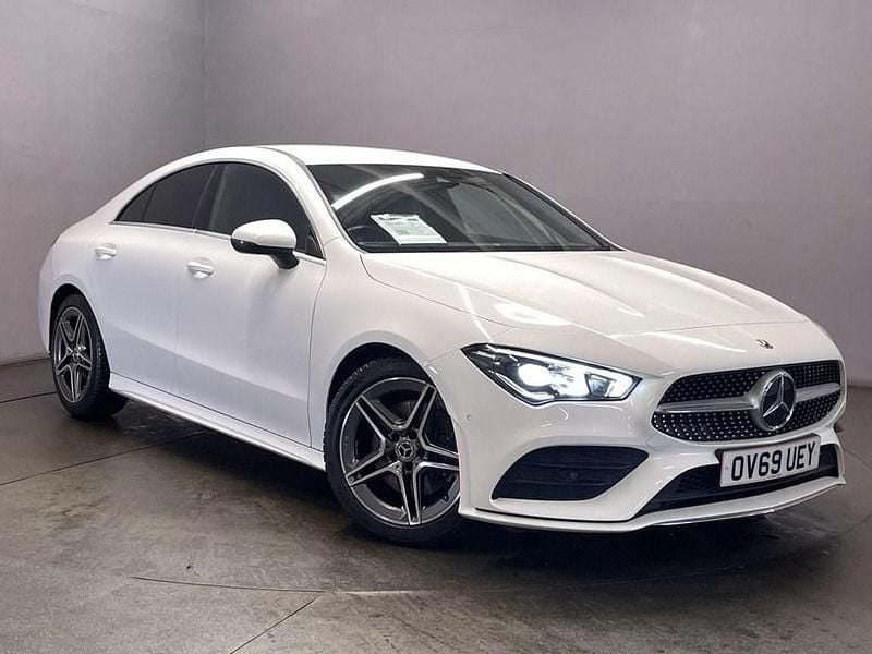 White Used 2019 Mercedes CLA200 AMG line Coupe | £19,799 (Fair price) - Image 1/4