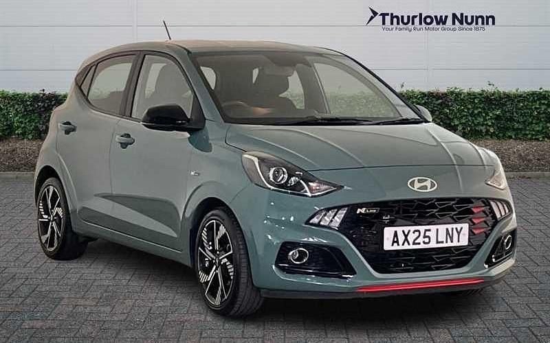 Used Hyundai i10 N Line 90 HP (66 kW) 2025 Mangrove green Hatchback