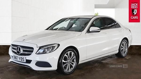 Used Mercedes C200 2017 White Sedan