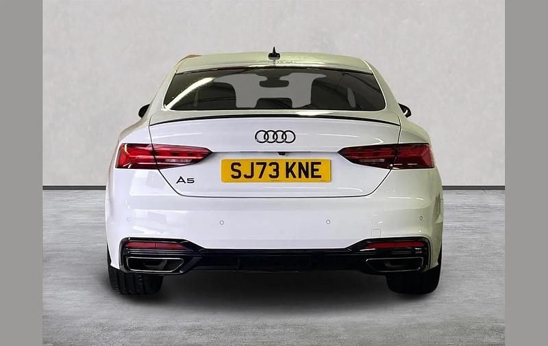 Used Audi A5 Sportback Black Edition 245 HP (180 kW) 2023 White Hatchback