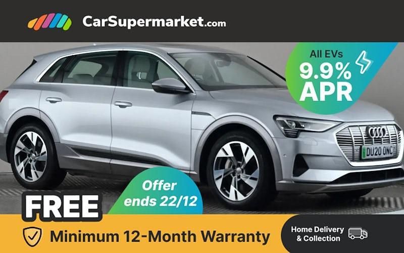 Silver Used 2020 Audi e-tron Design SUV | £20,697 (Fair price) - Image 1/3