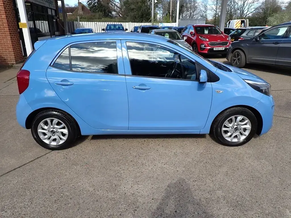 Used Kia Picanto 66 HP (48 kW) 2020 Blue Hatchback