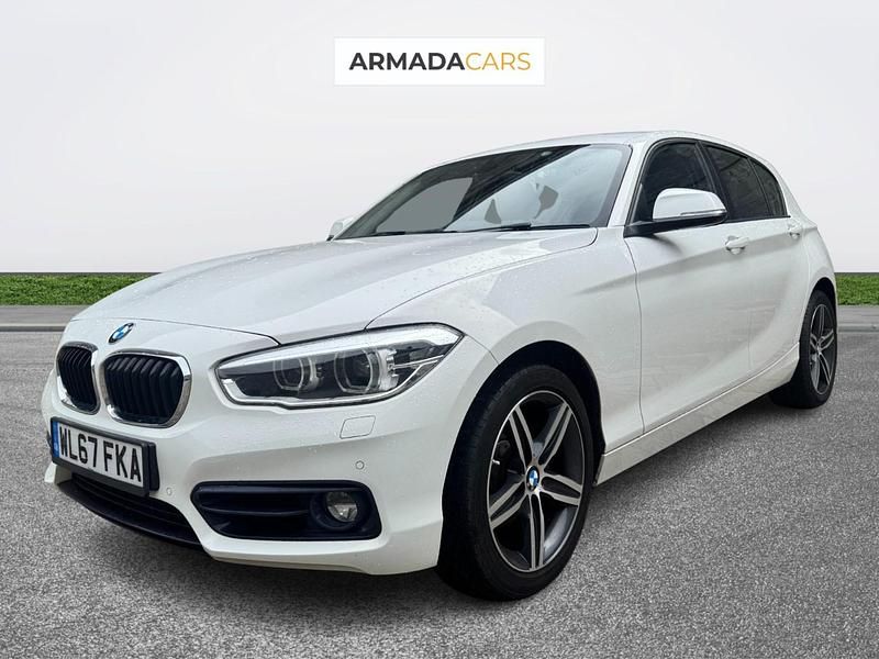 Used BMW 120 Sport Line 2018 White Hatchback