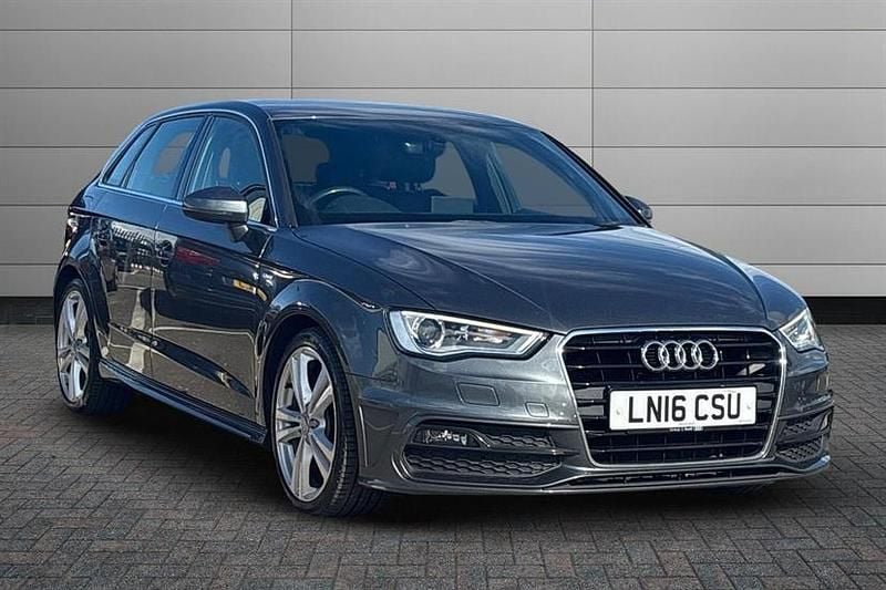 Daytona grey Used 2016 Audi A3 S-Line Hatchback | £10,490 (Fair price) - Image 1/4