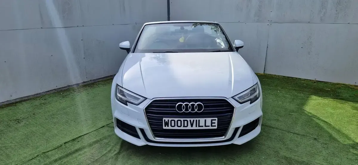 Used Audi A3 Cabriolet S-Line 150 HP (110 kW) 2017 White Cabriolet