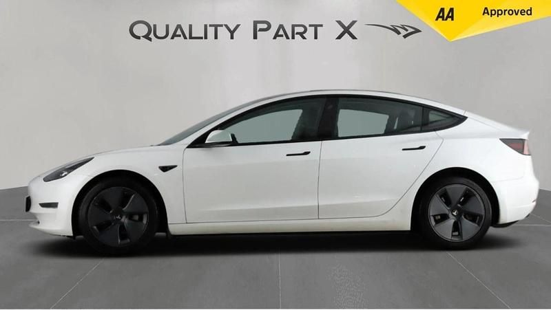 Used Tesla Model 3 Long Range AWD 366 kW (498 HP) 2021 White Sedan