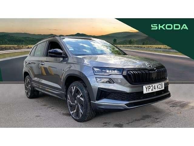 Grey Used 2024 Skoda Karoq SportLine SUV | £27,495 (Fair price) - Image 1/4