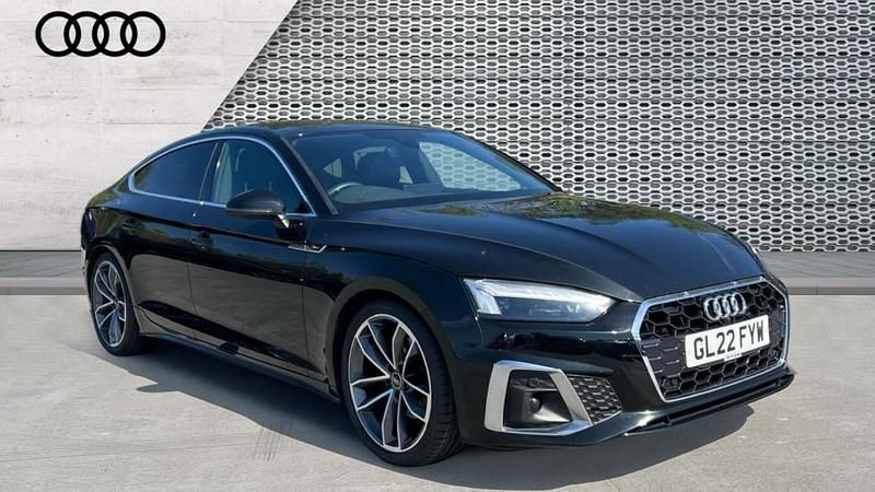 Used Audi A5 Sportback S-Line 163 HP (119 kW) 2022 Black Hatchback