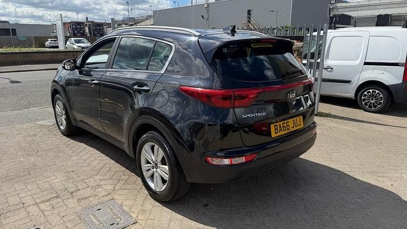 Begagnad Kia Sportage 115 HK (84 kW) 2017 Svart SUV