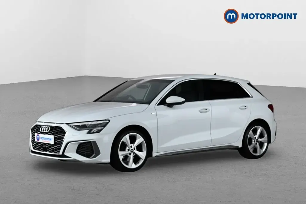 Used Audi A3 S-Line 2023 White Sedan