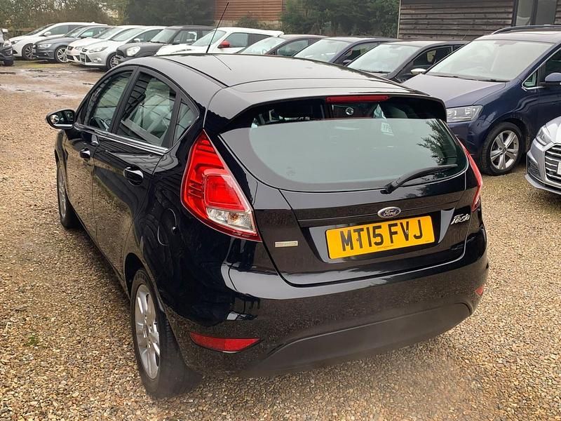 Used Ford Fiesta Zetec 2015 Black Hatchback