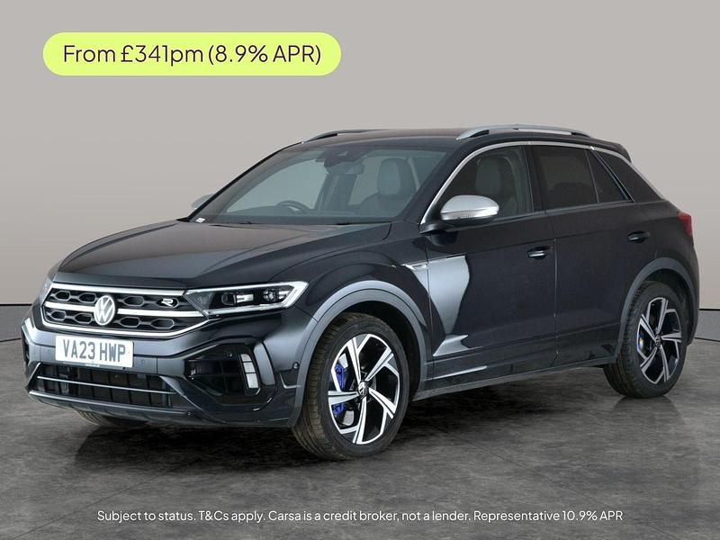 Black Used 2023 VW T-Roc R SUV | £26,743 (Good price) - Image 1/3