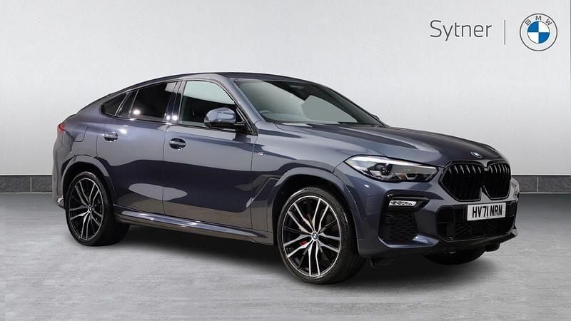Grey Used 2021 BMW X6 M Sport SUV | £44,500 (Fair price) - Image 1/4