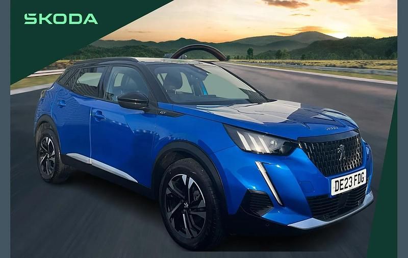 Blue Used 2023 Peugeot 2008 GTi SUV | £15,699 (Fair price) - Image 1/4