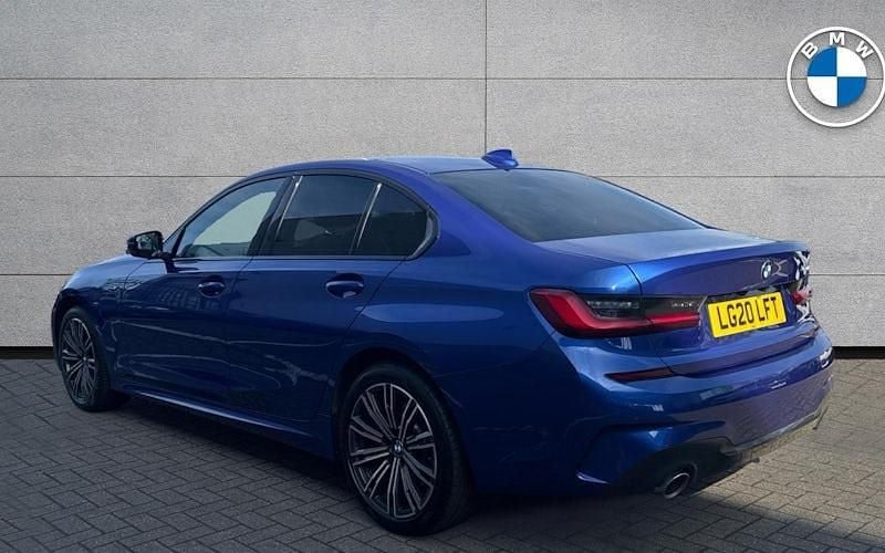 Used BMW 330e M Sport 292 HP (214 kW) 2020 Blue Sedan