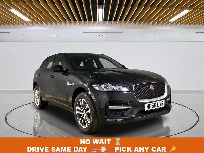 Black Used 2018 Jaguar F-Pace R-Sport SUV | £16,549 (Fair price) - Image 1/3