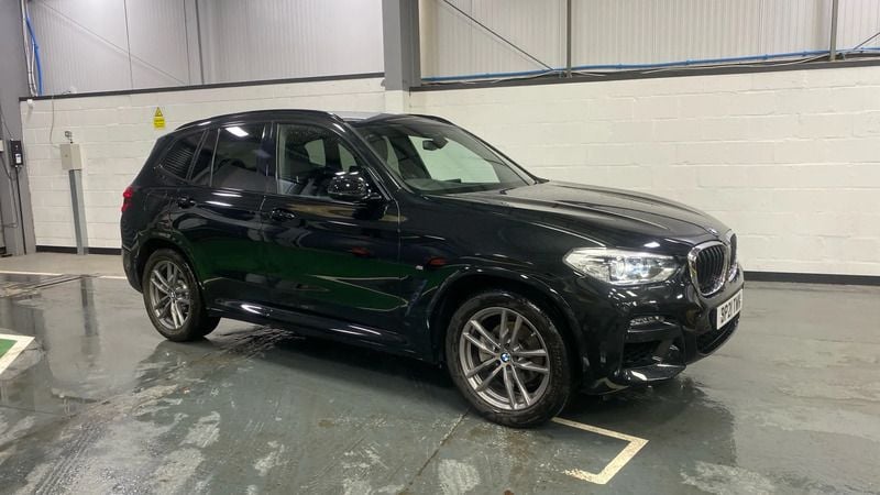 Black Used 2021 BMW X3 M Sport SUV | £27,998 (Good price) - Image 1/4