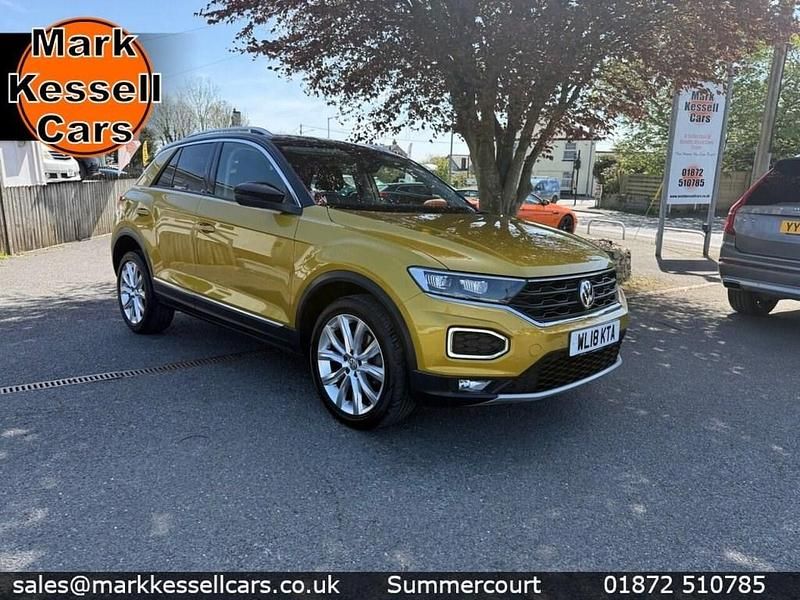 Usado VW T-Roc SEL 150 HP (110 kW) 2018 Amarelo SUV