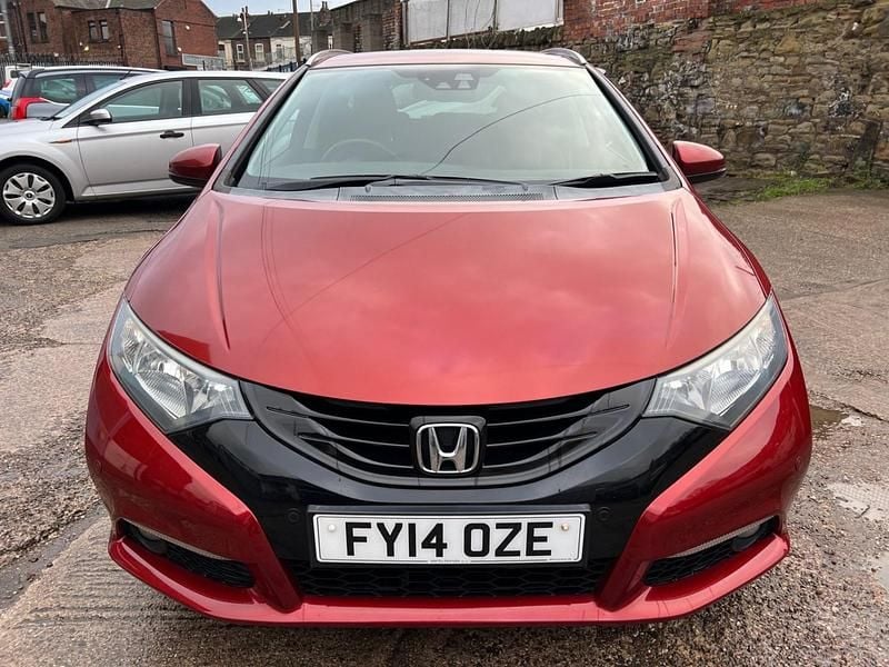 Begagnad Honda Civic SR 2014 Röd Kombi