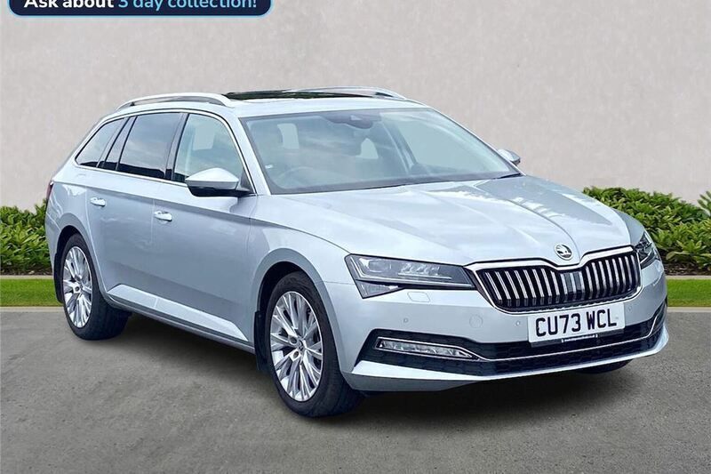 Silver Used 2023 Skoda Superb SE L Estate | £26,999 (Fair price) - Image 1/4