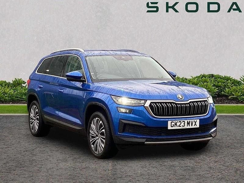 Used Skoda Kodiaq SE L Executive 147 HP (108 kW) 2023 Blue SUV