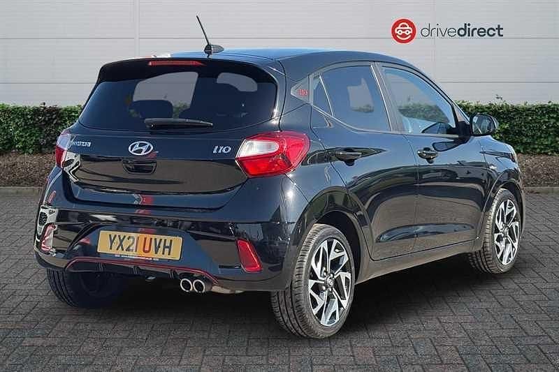 Used Hyundai i10 N Line 100 HP (73 kW) 2021 Black Hatchback