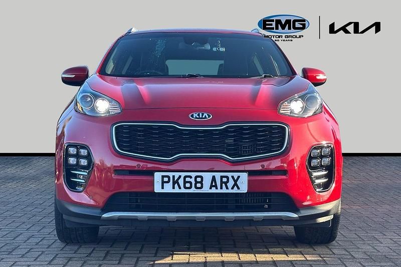 Used Kia Sportage GT-Line 114 HP (83 kW) 2018 Red SUV