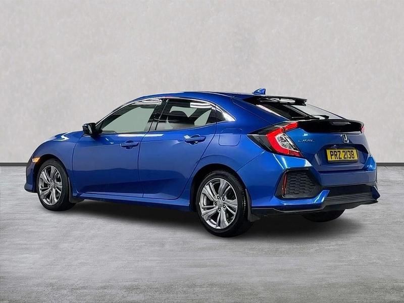 Used Honda Civic EX 2019 Blue Hatchback