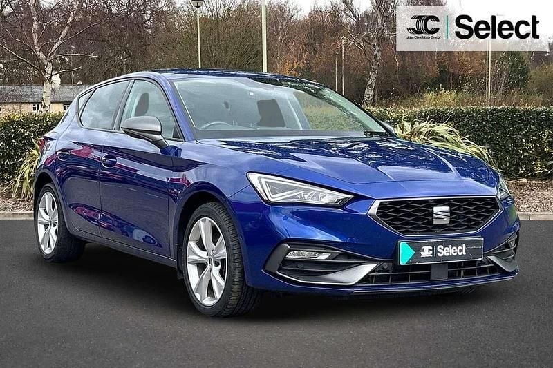 Blue Used 2021 Seat Leon FR Hatchback | £12,295 (Good price) - Image 1/4