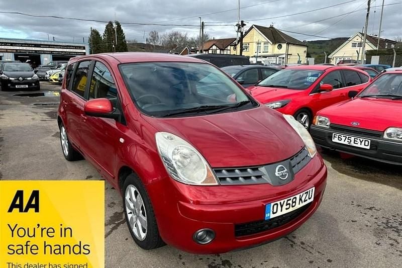 Used Nissan Note Tekna 2008 Red Hatchback