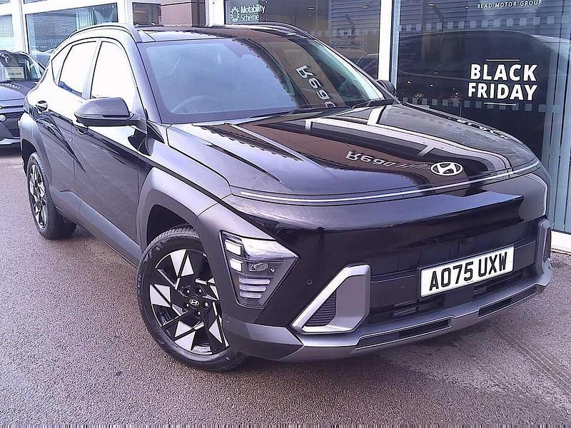 Black New 2025 Hyundai Kona Ultimate SUV | £25,988 (Fair price) - Image 1/4